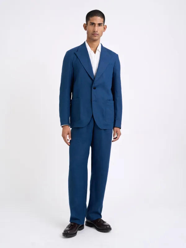 Coney Navy Finsbury Suit made by Oliver Spencer