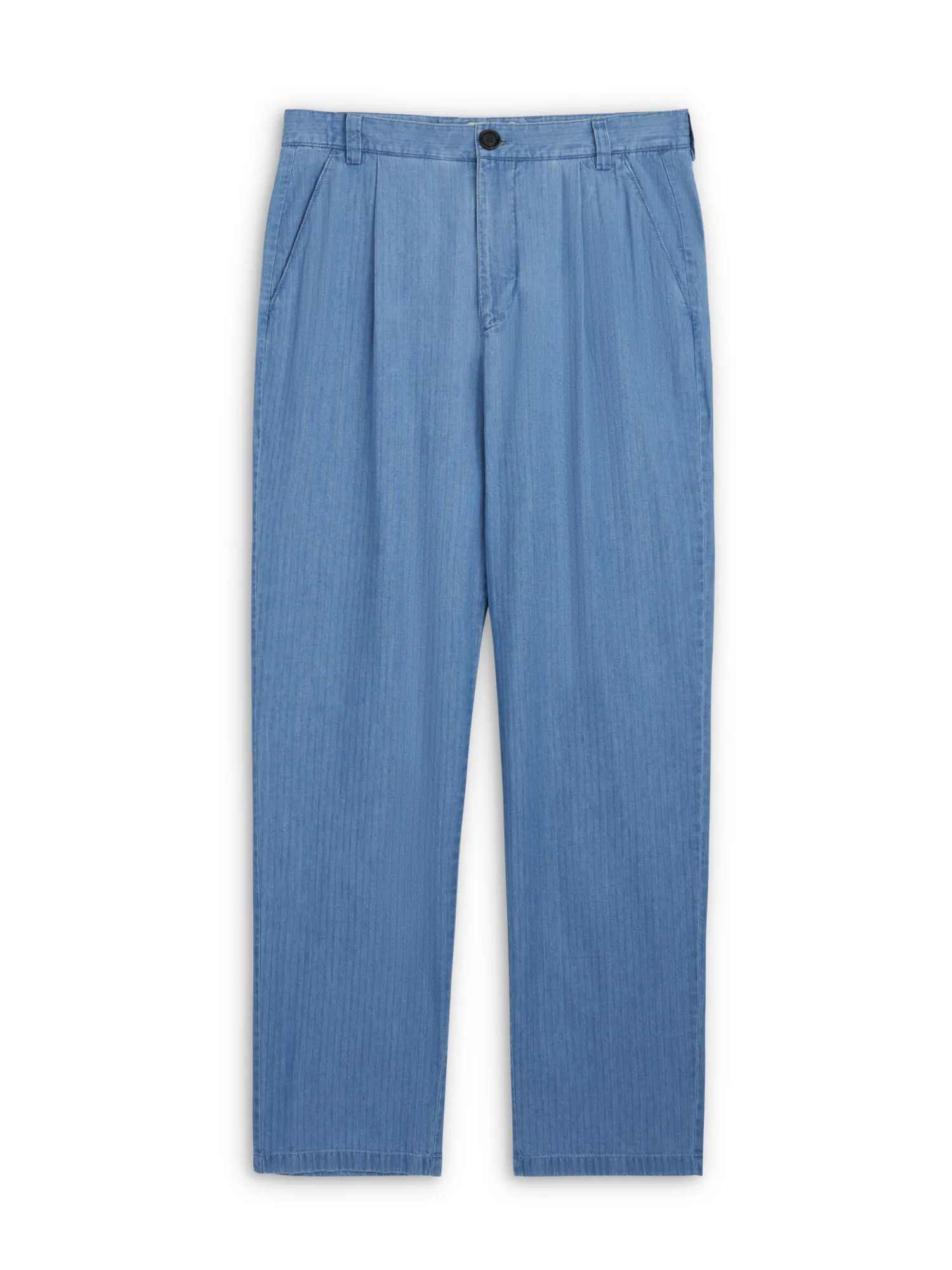 Morton Pleated Trousers Marden Indigo sold by Oliver Spencer