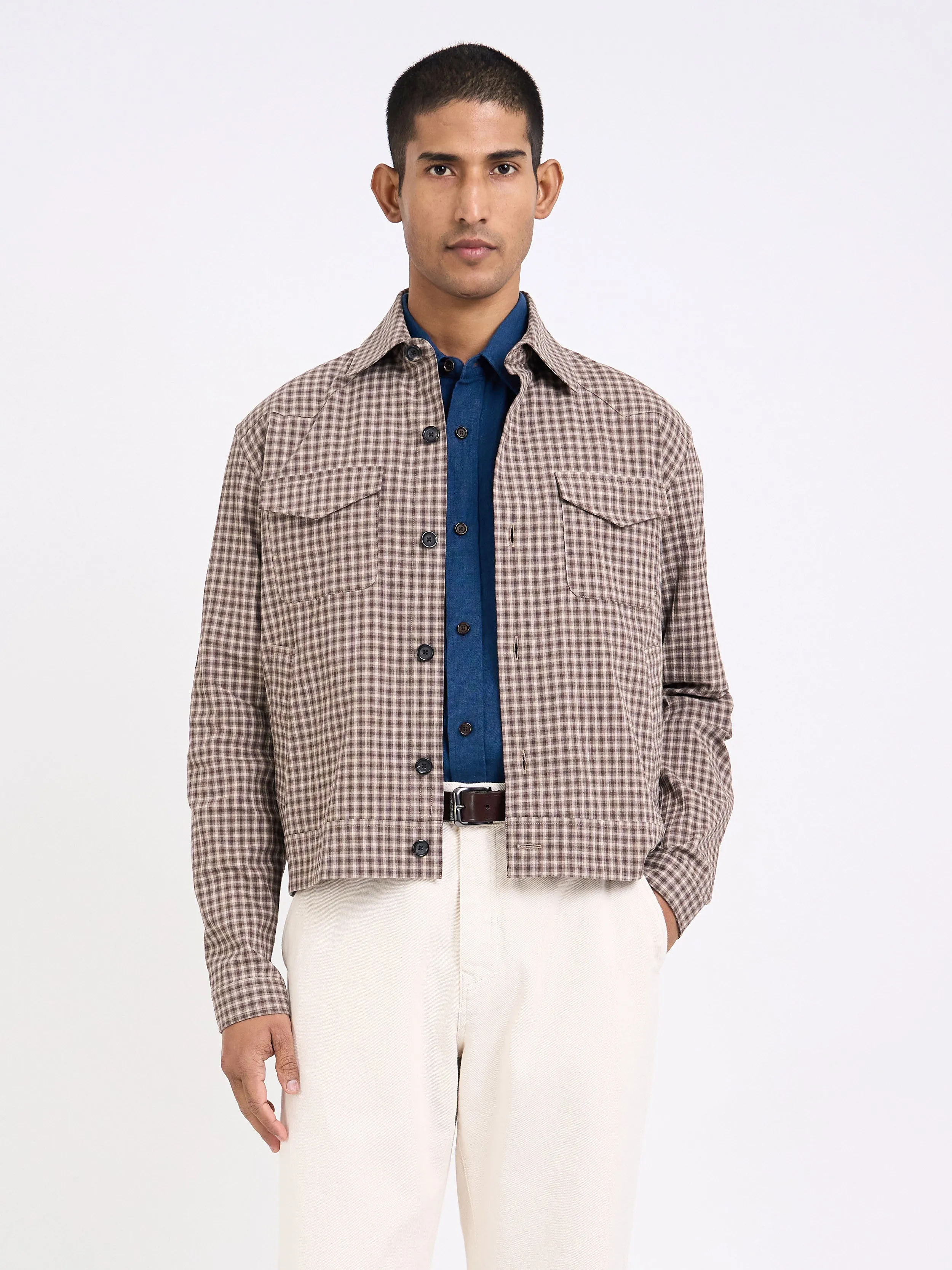 Witley Jacket Leaman Brown sold by Oliver Spencer product image thumbnail 2