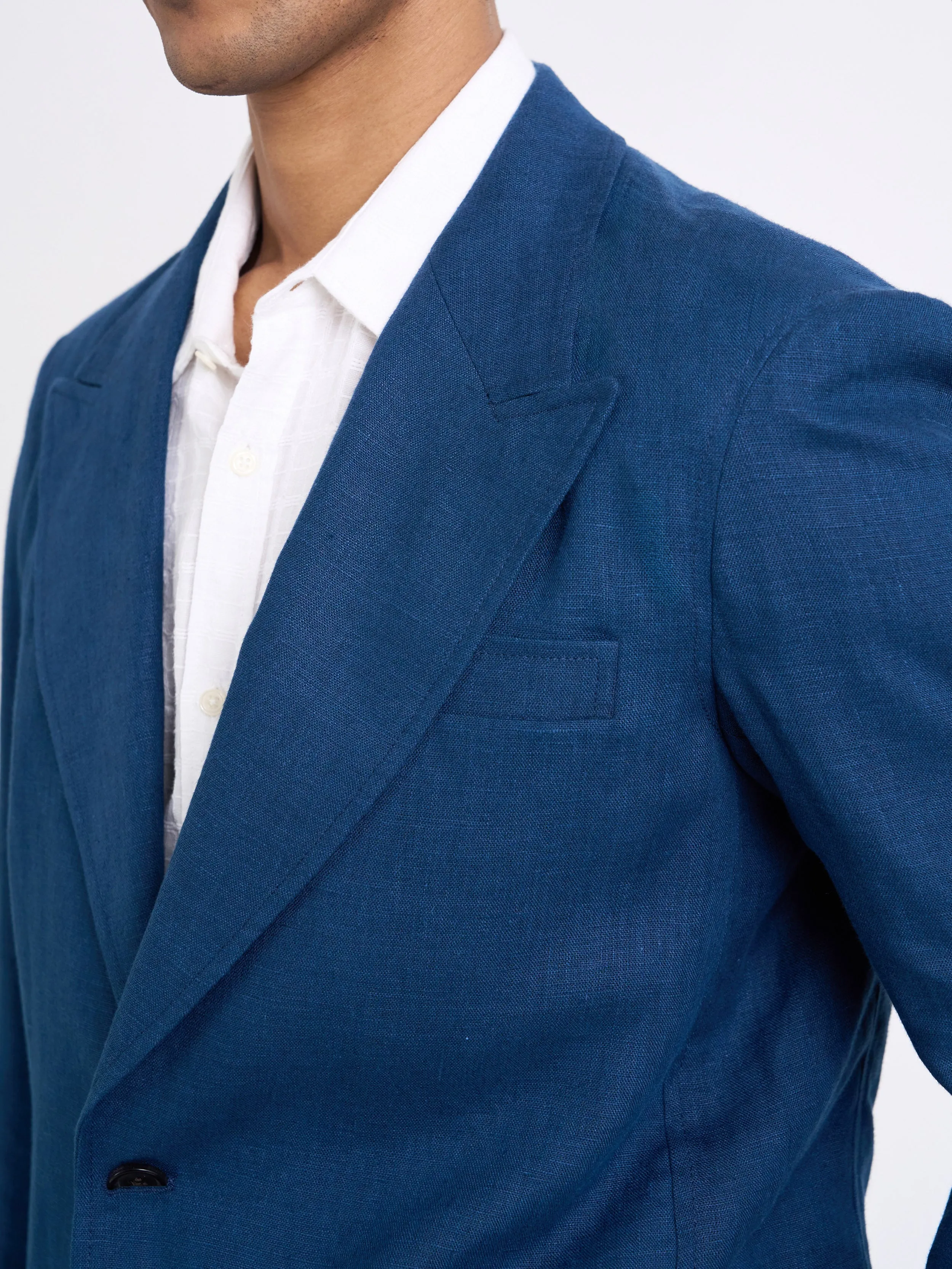 Finsbury Jacket Coney Navy sold by Oliver Spencer product image thumbnail 4