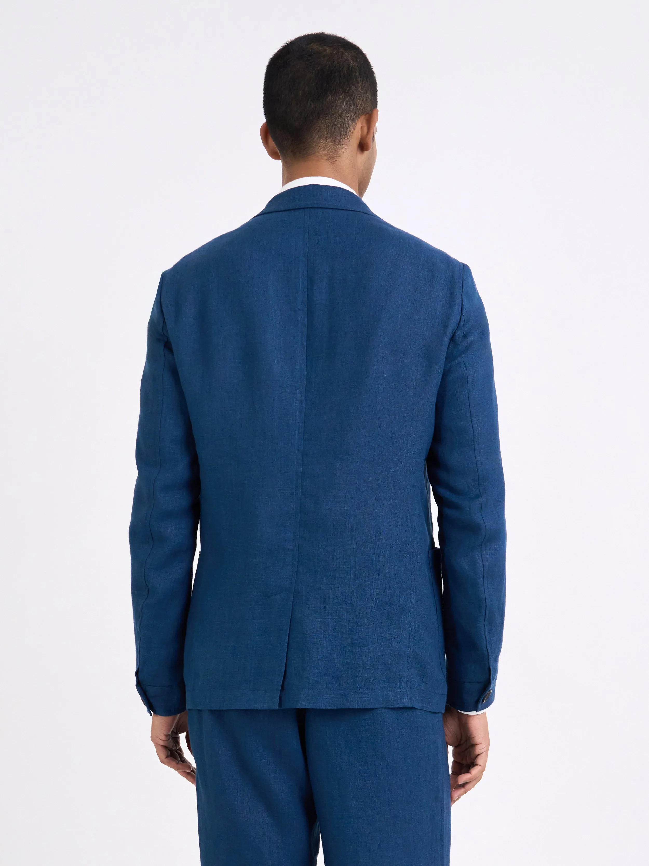 Finsbury Jacket Coney Navy sold by Oliver Spencer product image thumbnail 2