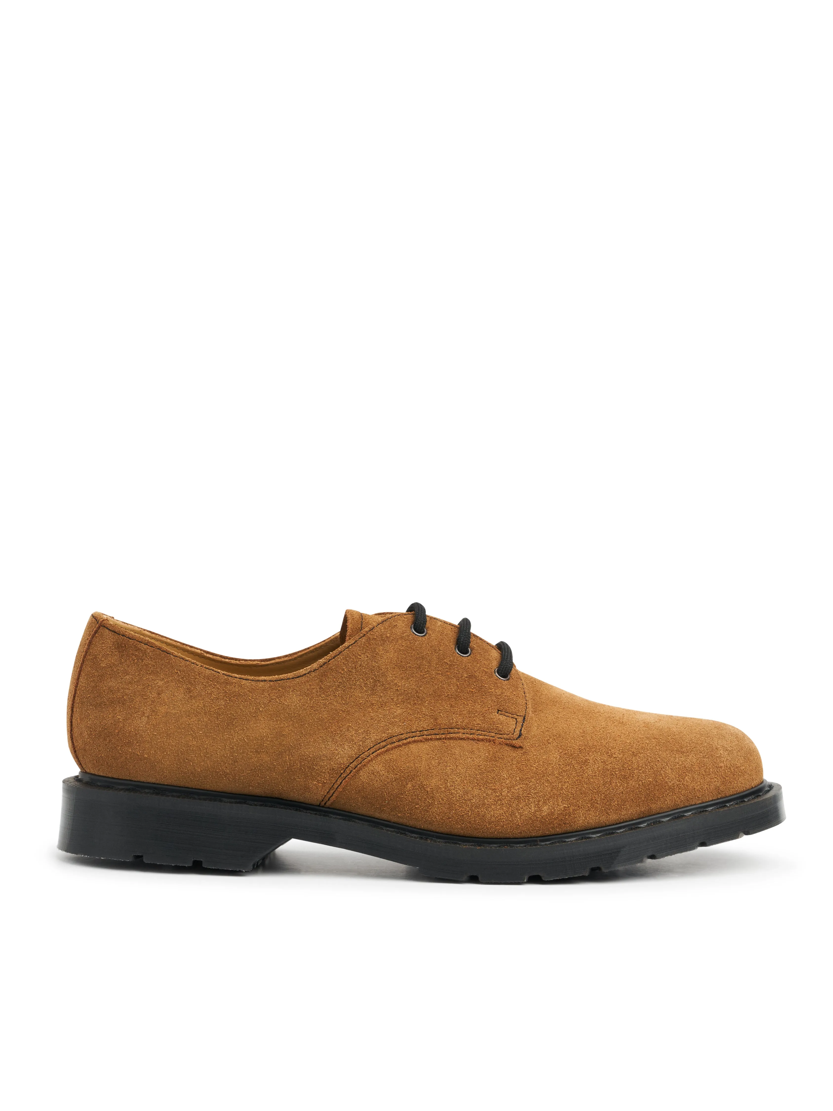 Solovair x Oliver Spencer Gibson Shoe Tan Suede sold by Oliver Spencer