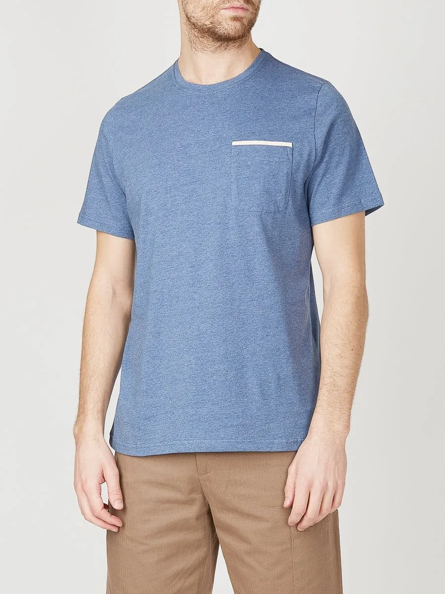 Oli's T-Shirt Warren Sky Blue sold by Oliver Spencer product image thumbnail 2