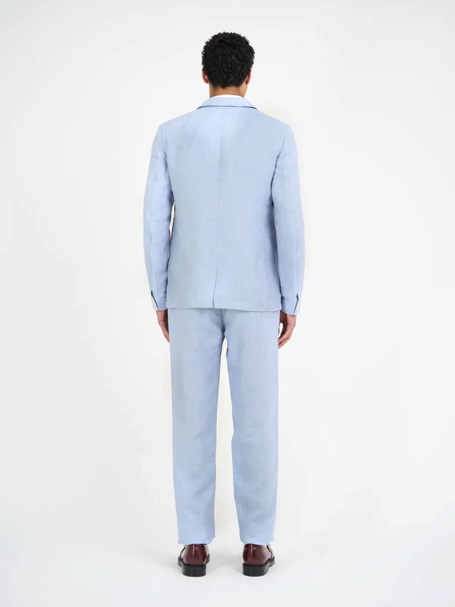 Drescher Blue Theobald Suit sold by Oliver Spencer product image thumbnail 2