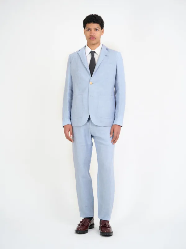 Drescher Blue Theobald Suit made by Oliver Spencer