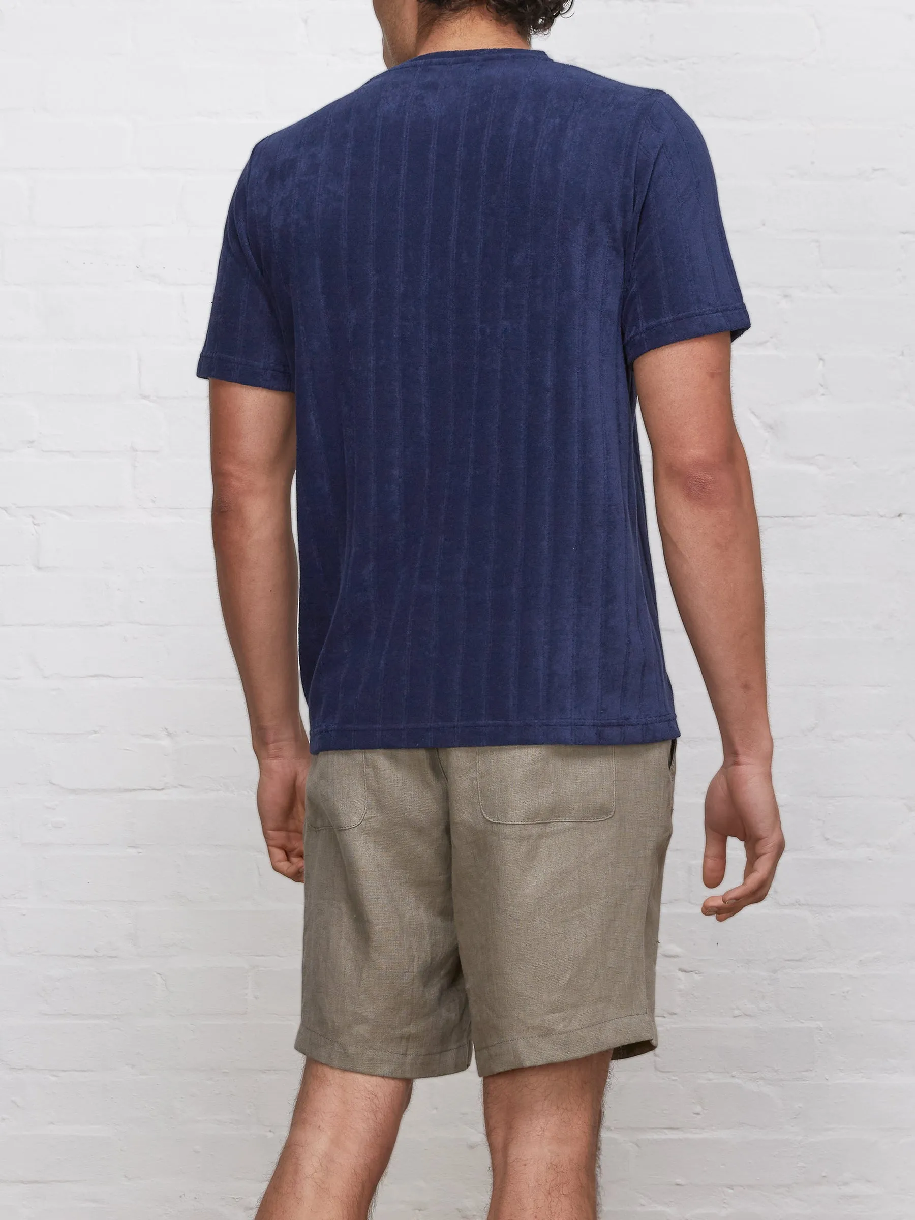 Oli's T-Shirt Haywood Navy sold by Oliver Spencer product image thumbnail 2