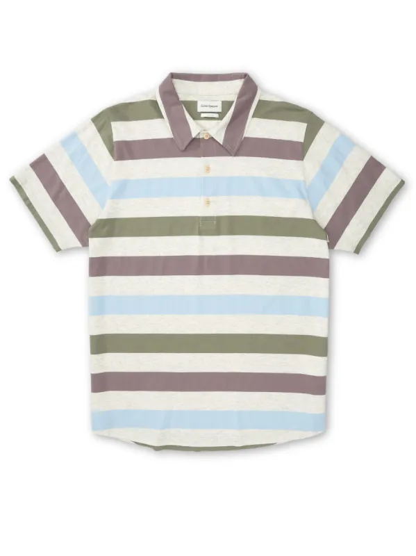 Tabley Polo Shirt Tawford Multi sold by Oliver Spencer