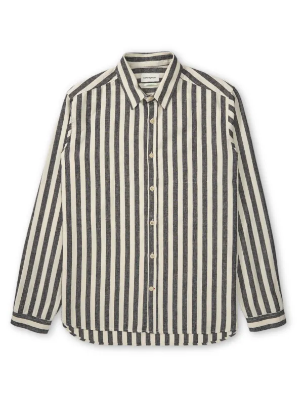 New York Special Shirt Elgar Black/White sold by Oliver Spencer