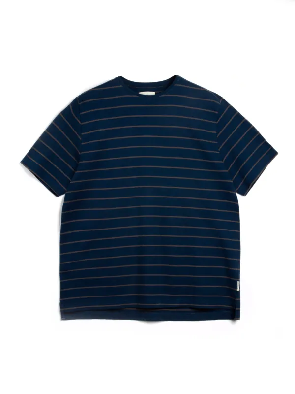 Box T-Shirt Briar Blue sold by Oliver Spencer