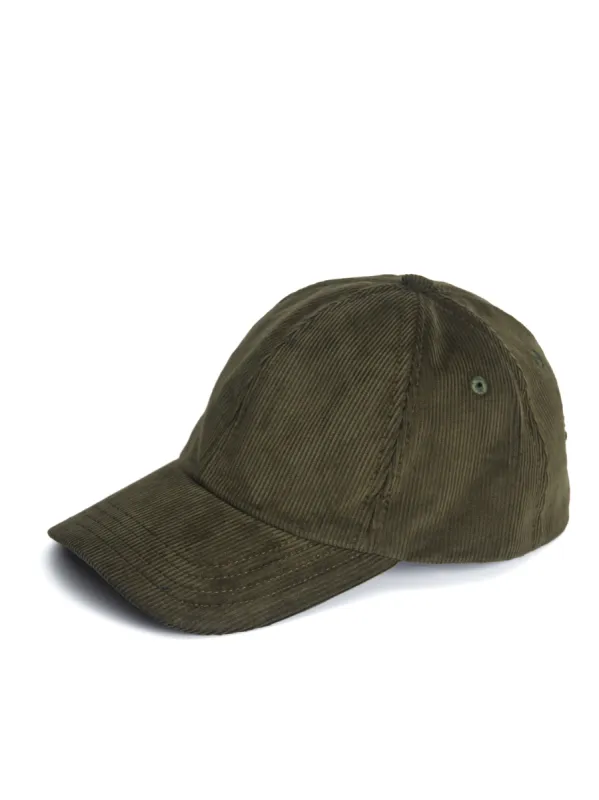 Cap Cord Forest Green sold by Oliver Spencer