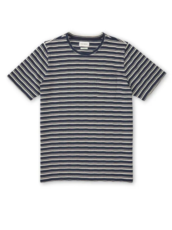 Oli's T-Shirt Braemar Navy sold by Oliver Spencer
