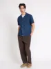 Havana Short Sleeve Shirt Lawes Navy sold by Oliver Spencer