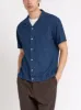 Havana Short Sleeve Shirt Lawes Navy sold by Oliver Spencer