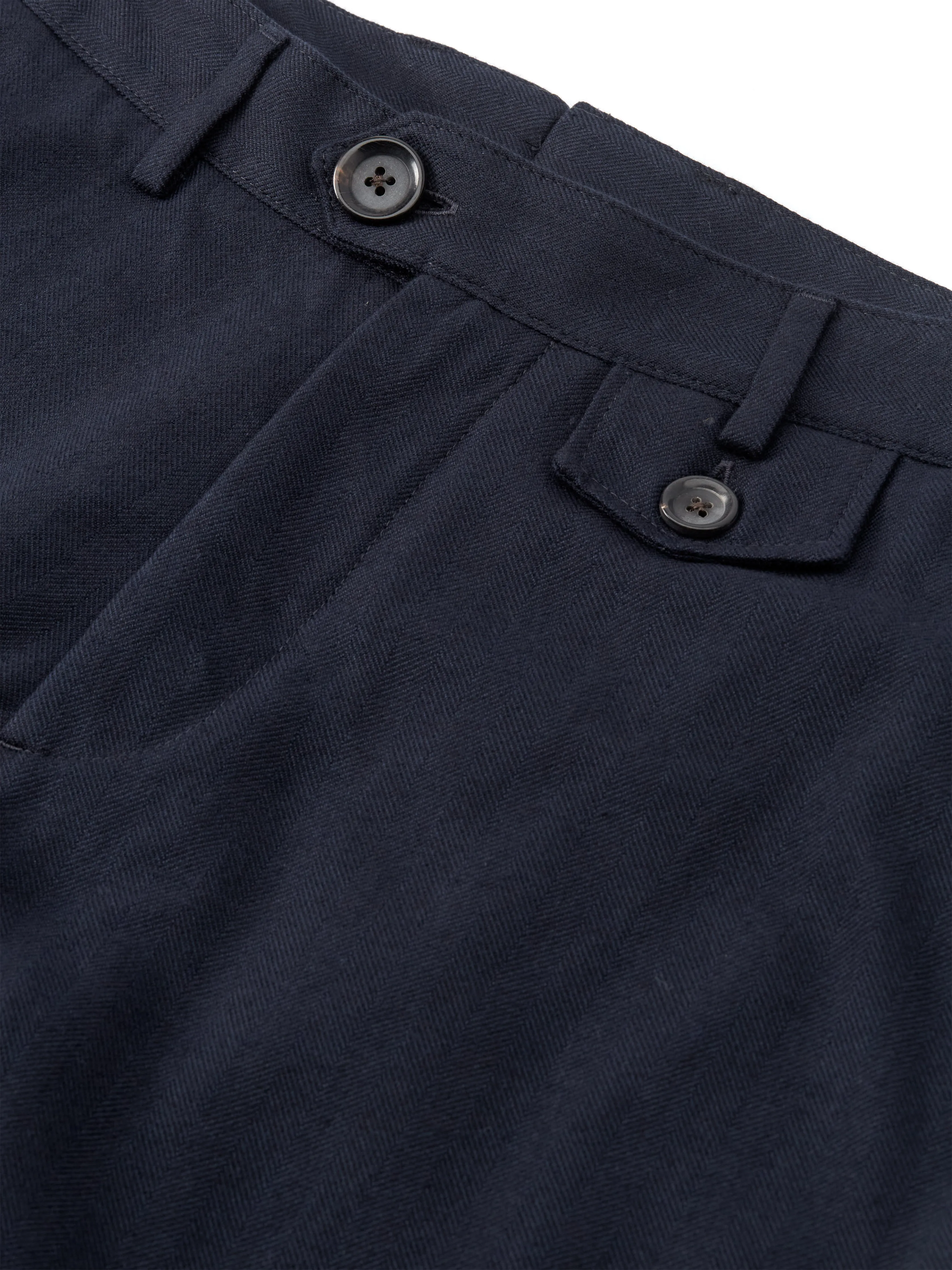 Fishtail Trousers Stockbridge Navy sold by Oliver Spencer product image thumbnail 4