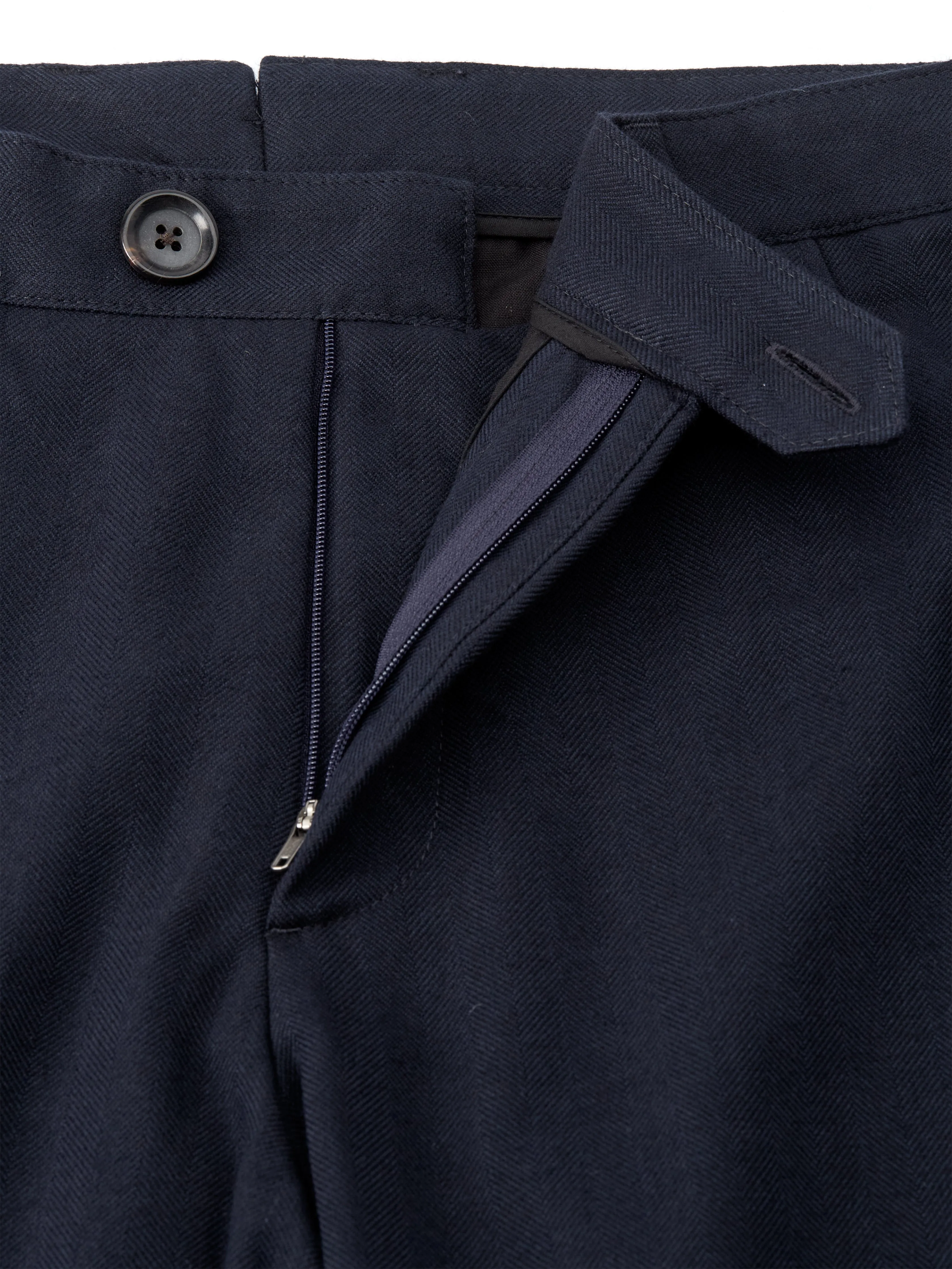 Fishtail Trousers Stockbridge Navy sold by Oliver Spencer product image thumbnail 5