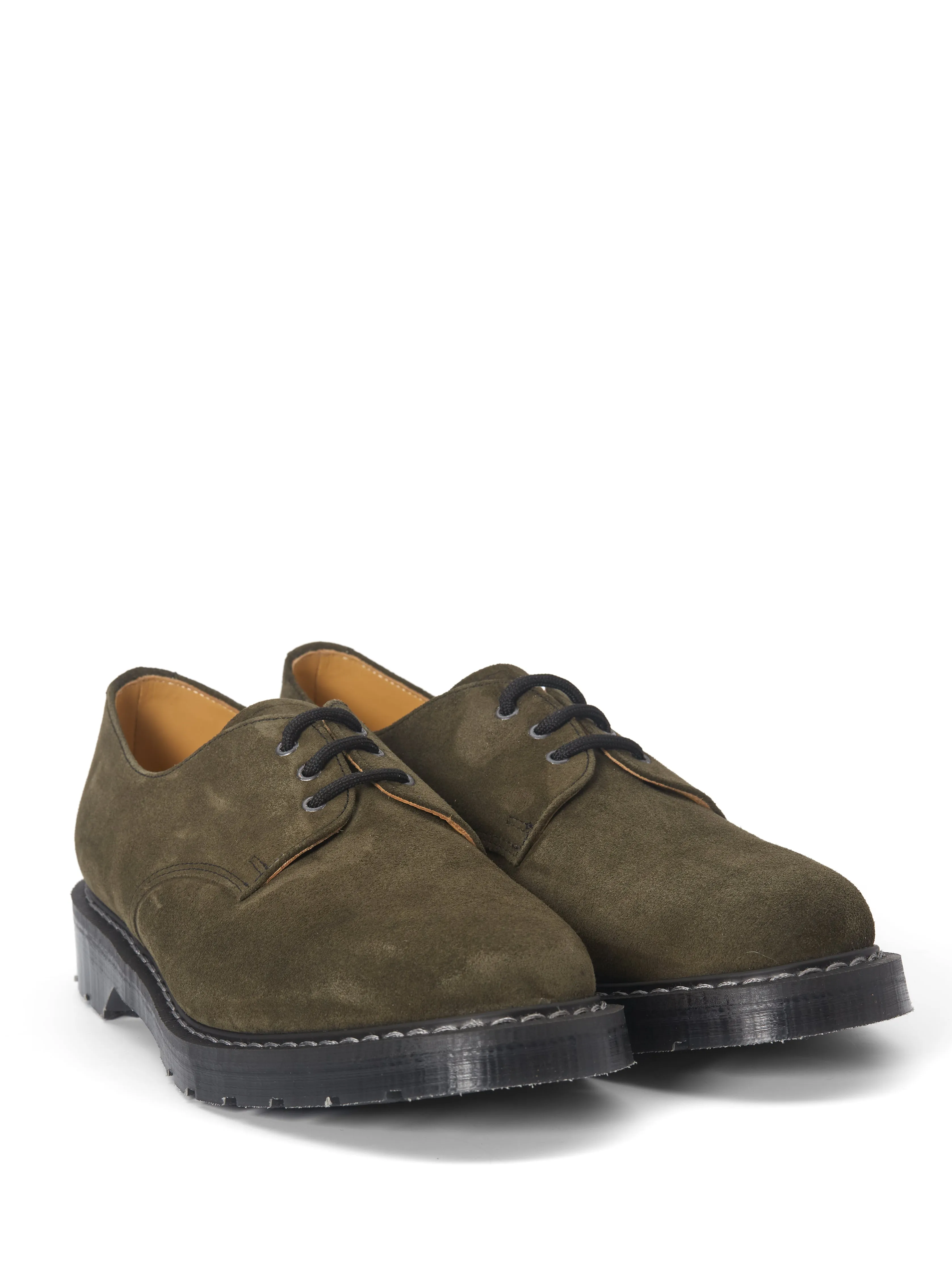 Solovair x Oliver Spencer Green Suede 3-eye Gibson Shoes sold by Oliver Spencer product image thumbnail 3