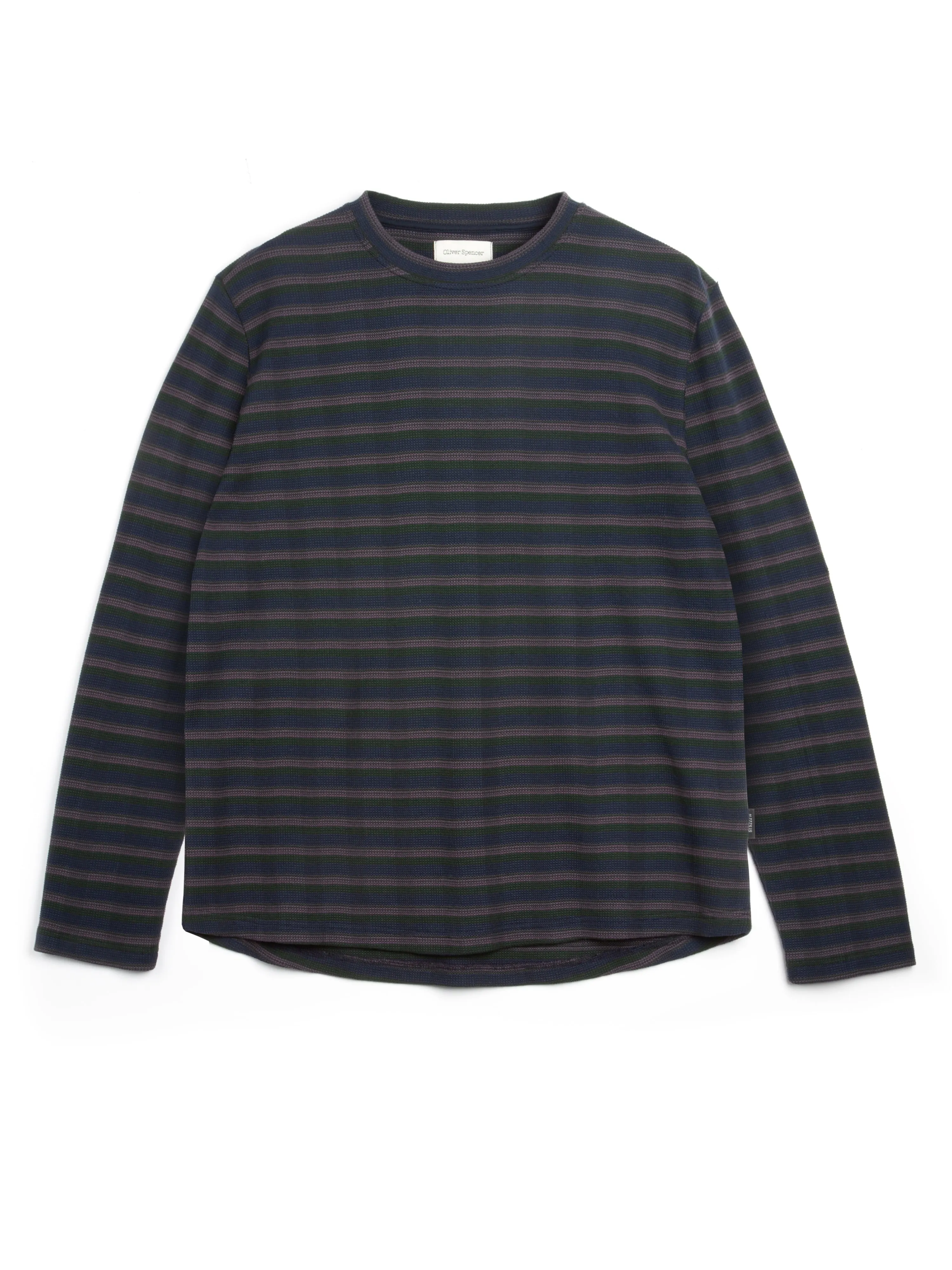 Long Sleeve T-Shirt Braemar Aubergine sold by Oliver Spencer