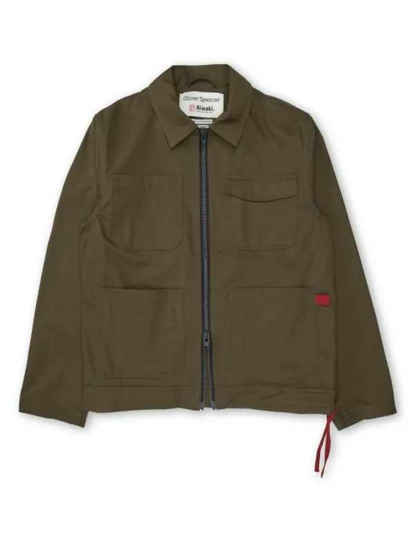 Oliver Spencer x Niwaki Hortus Gardening Jacket Park Green made by Oliver Spencer