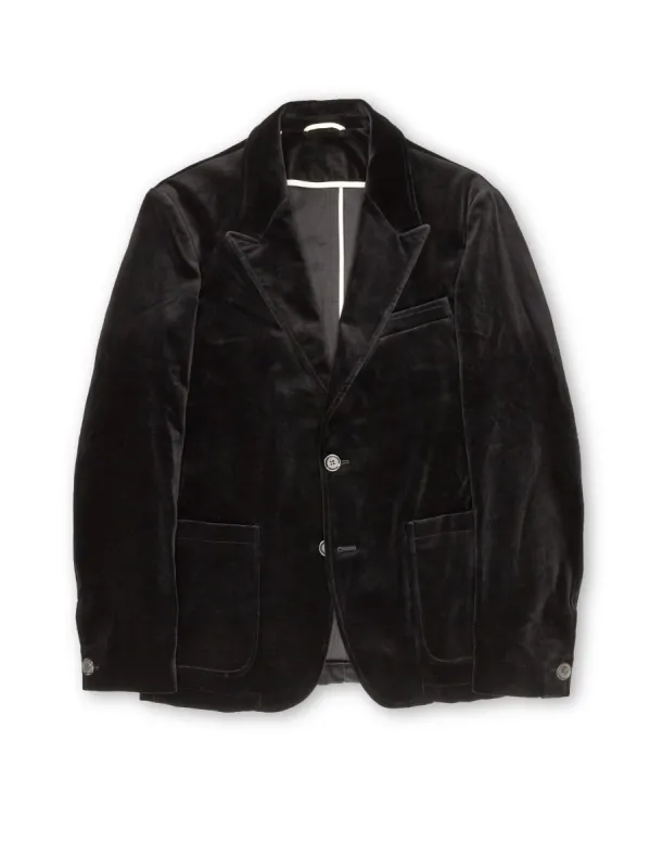 Mansfield Jacket Velvet Black sold by Oliver Spencer