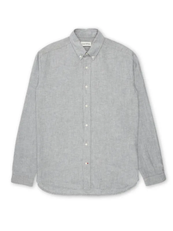 Brook Shirt Campbell Grey sold by Oliver Spencer