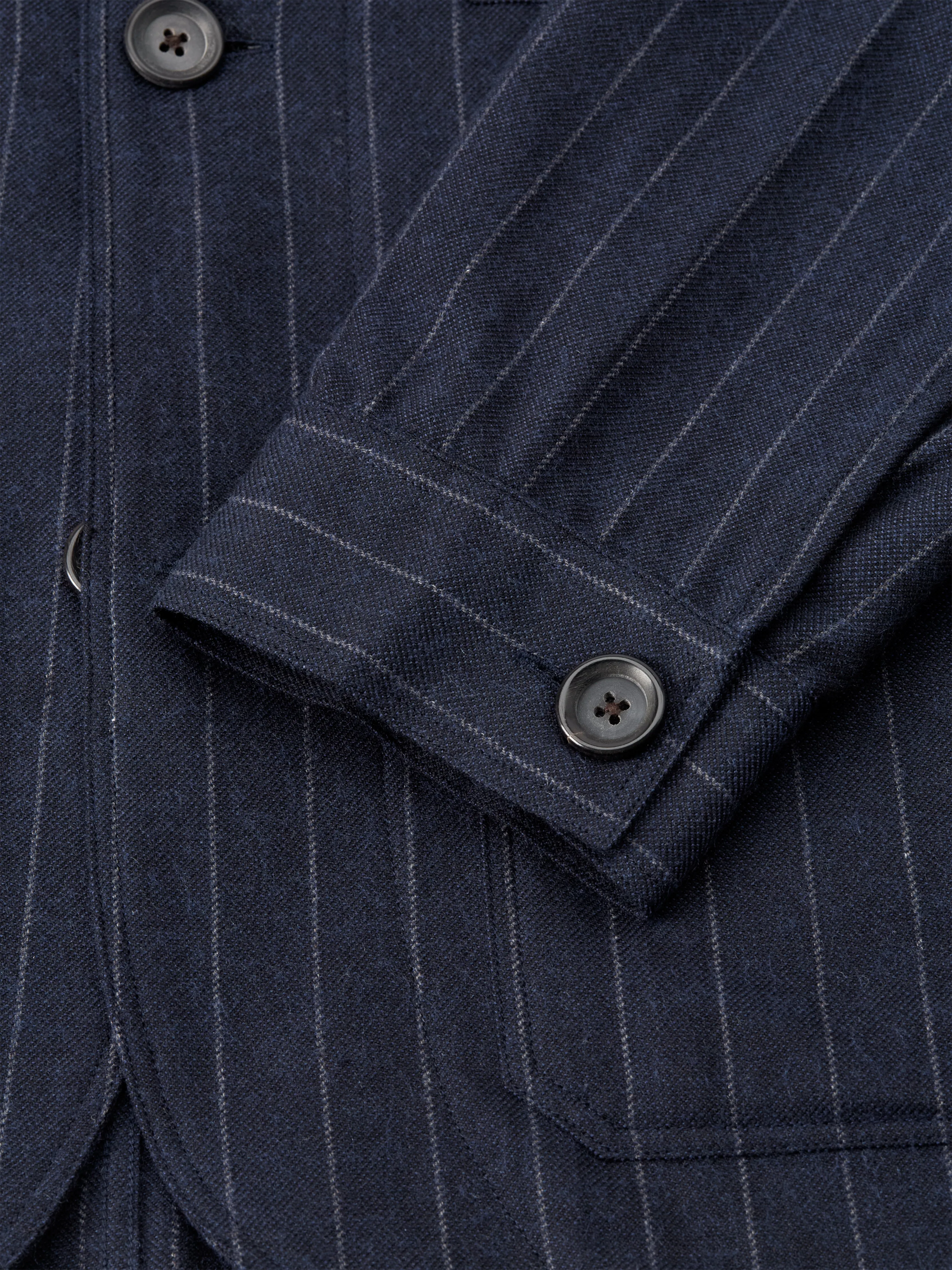 Hythe Jacket Claydon Navy sold by Oliver Spencer product image thumbnail 5