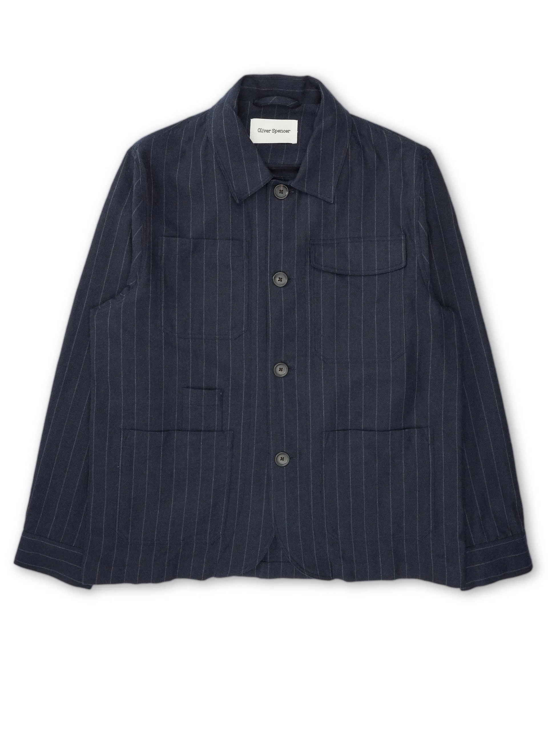 Hythe Jacket Claydon Navy sold by Oliver Spencer