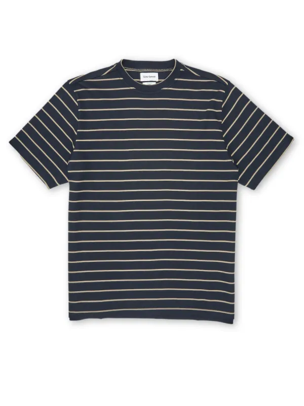Box T-Shirt Briar Navy sold by Oliver Spencer