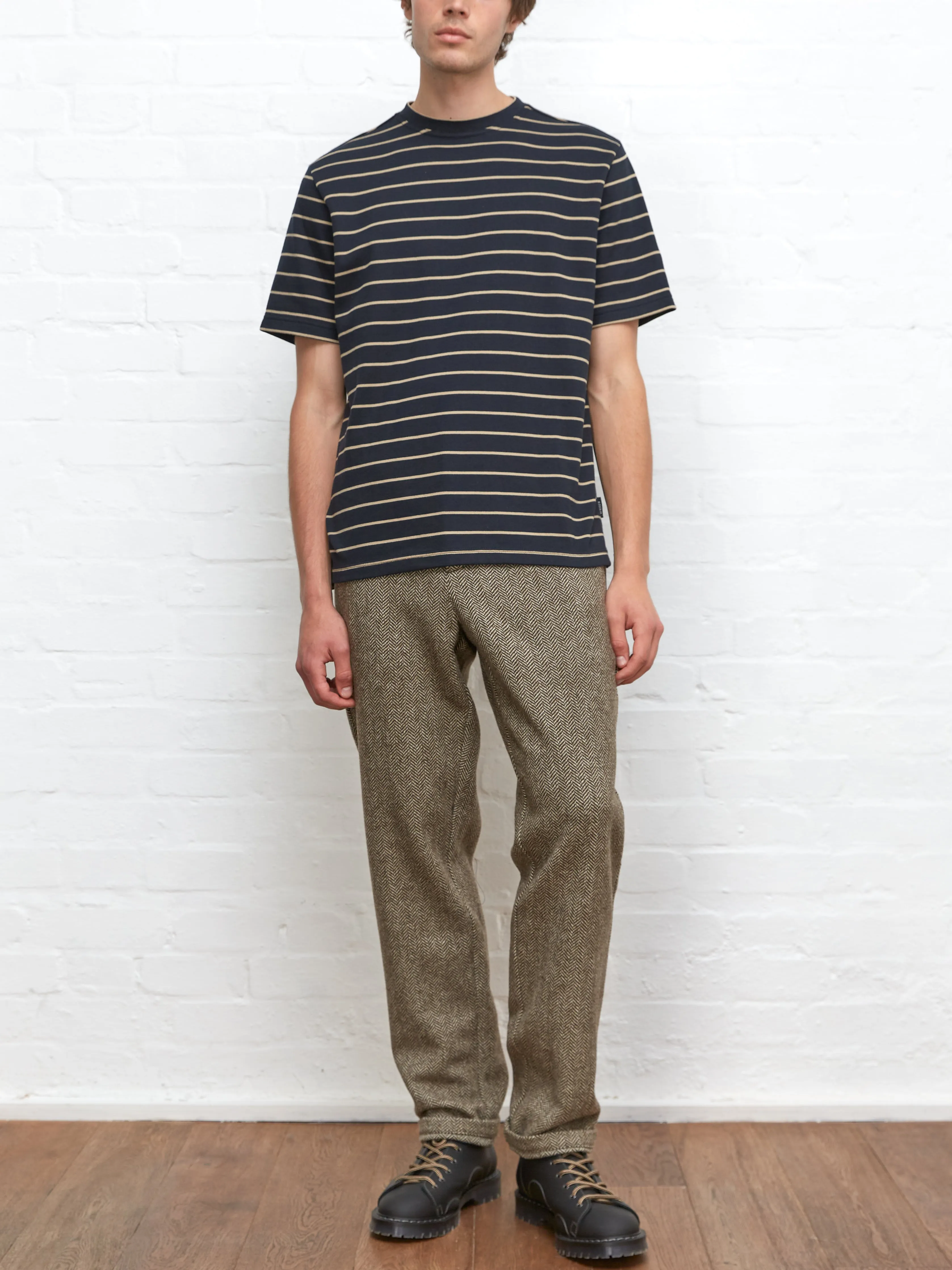 Box T-Shirt Briar Navy sold by Oliver Spencer product image thumbnail 2