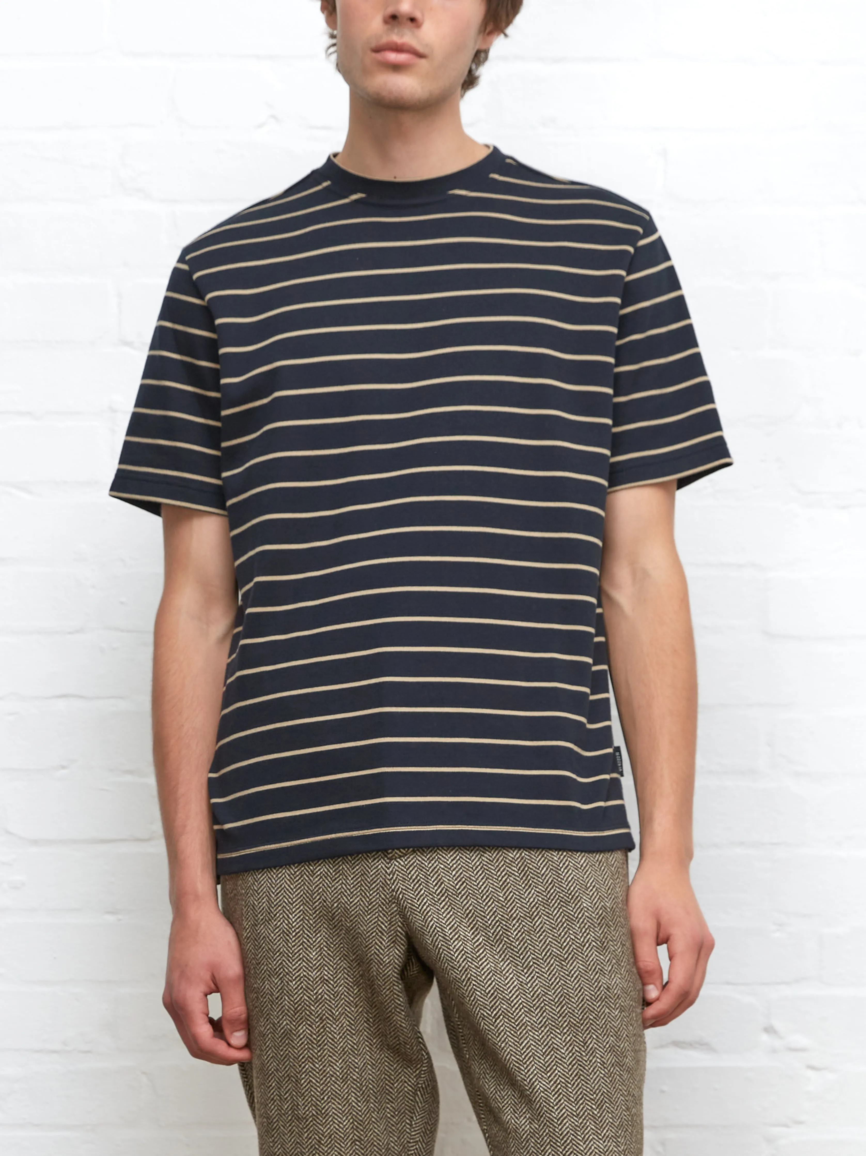Box T-Shirt Briar Navy sold by Oliver Spencer product image thumbnail 5