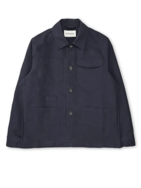 Hythe Jacket Braithwaite Navy sold by Oliver Spencer