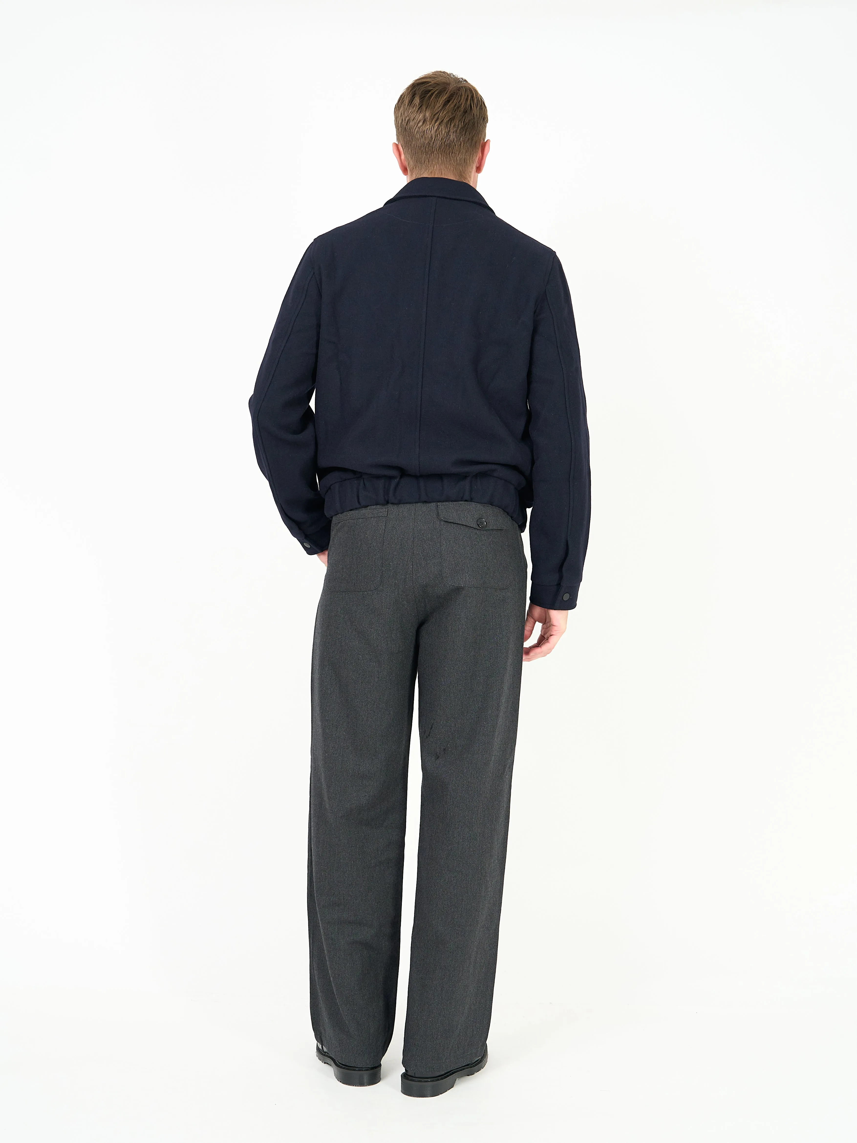 Orsman Trousers Stockbridge Charcoal sold by Oliver Spencer product image thumbnail 2
