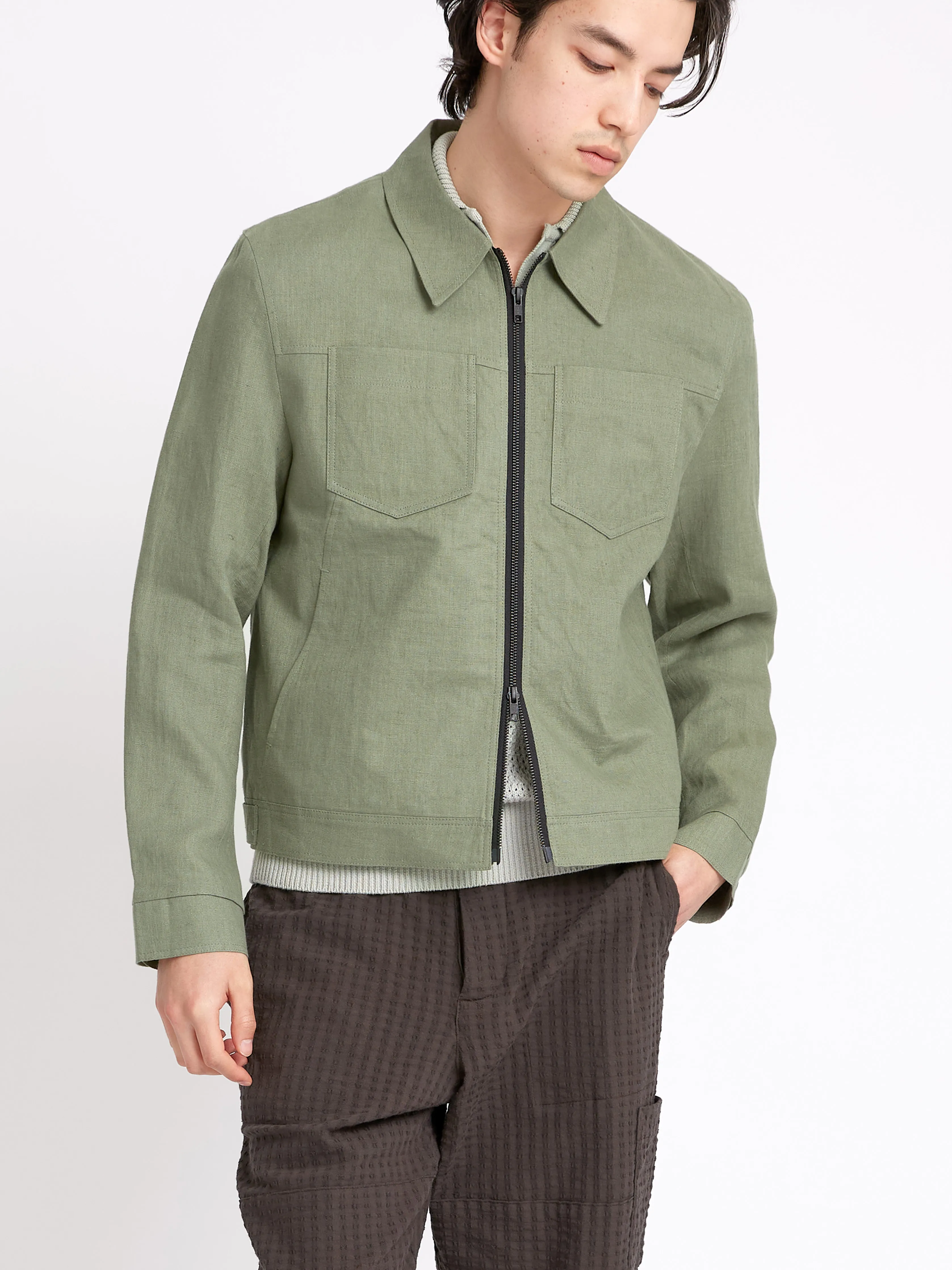 Norton Jacket Coney Green sold by Oliver Spencer product image thumbnail 5