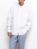 Grandad Shirt Bridford White sold by Oliver Spencer
