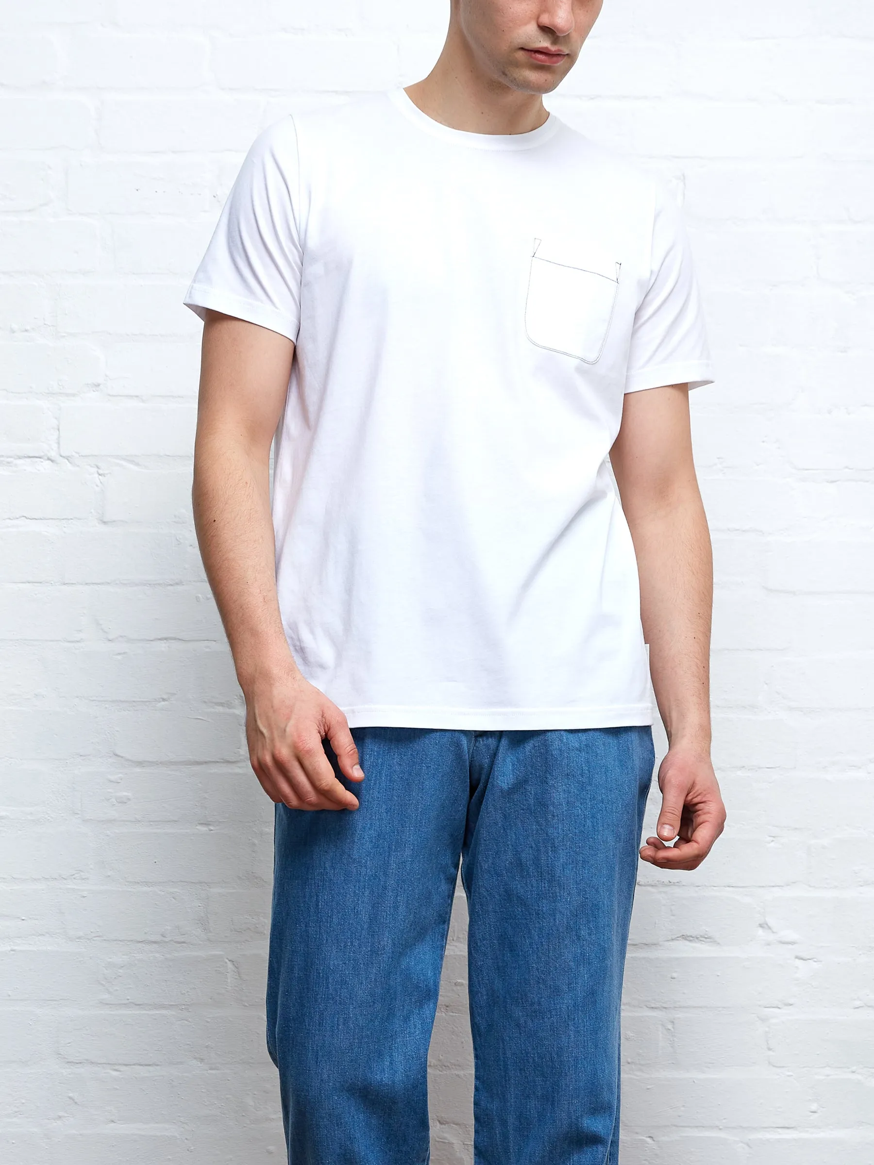 Oli's T-Shirt Conway White sold by Oliver Spencer product image thumbnail 5