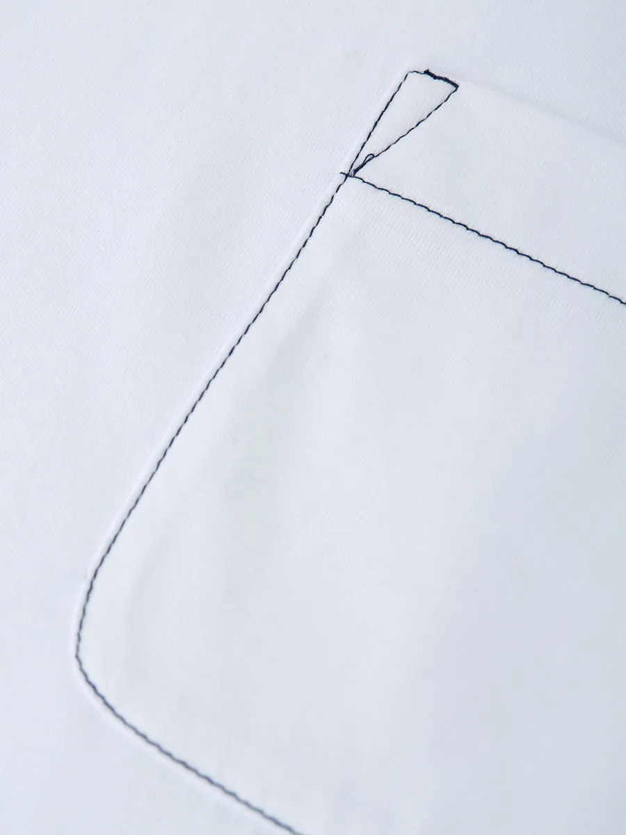 Oli's T-Shirt Conway White sold by Oliver Spencer product image thumbnail 4