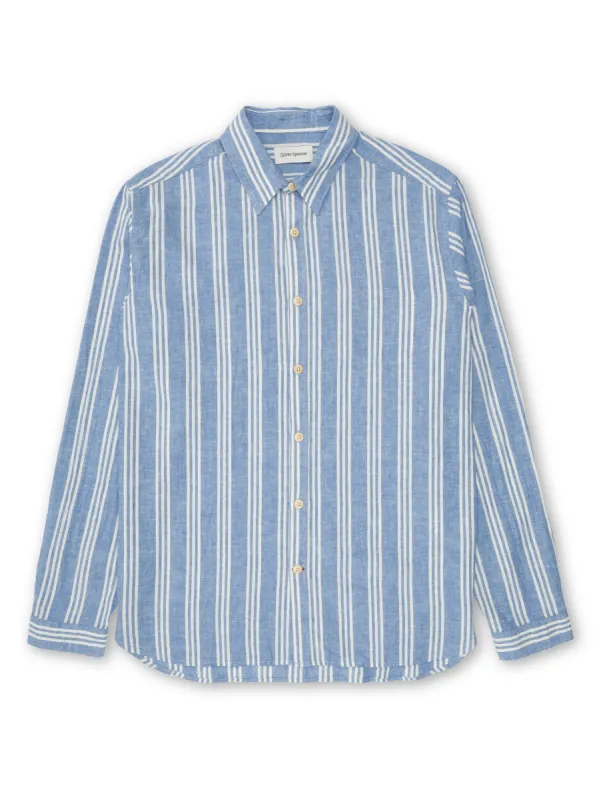 New York Special Shirt Singer Blue sold by Oliver Spencer