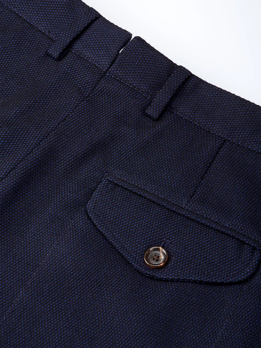 Fishtail Trousers Morva Navy sold by Oliver Spencer product image thumbnail 5