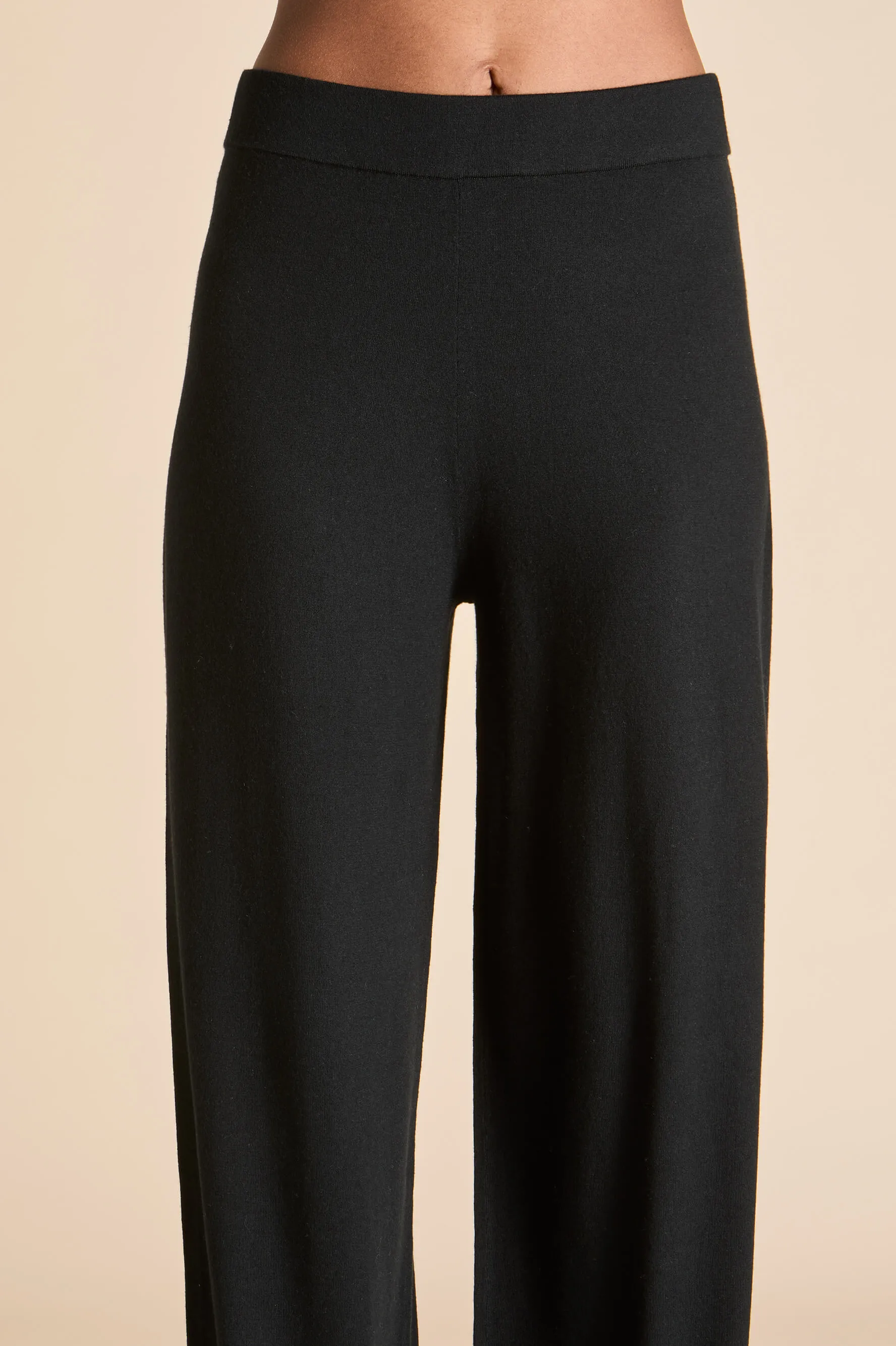 Caro Berlin Black Knitwear in Silk-Cashmere sold by Olivia von Halle product image thumbnail 5