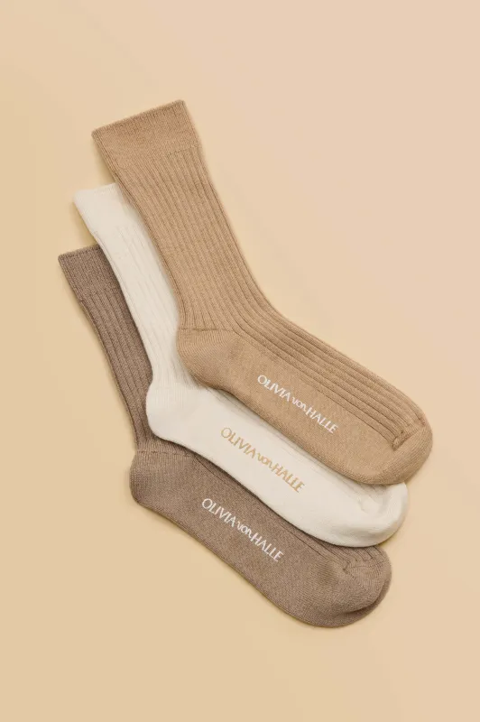 Spencer Gift Set Light Socks in Silk-Cashmere made by Olivia von Halle