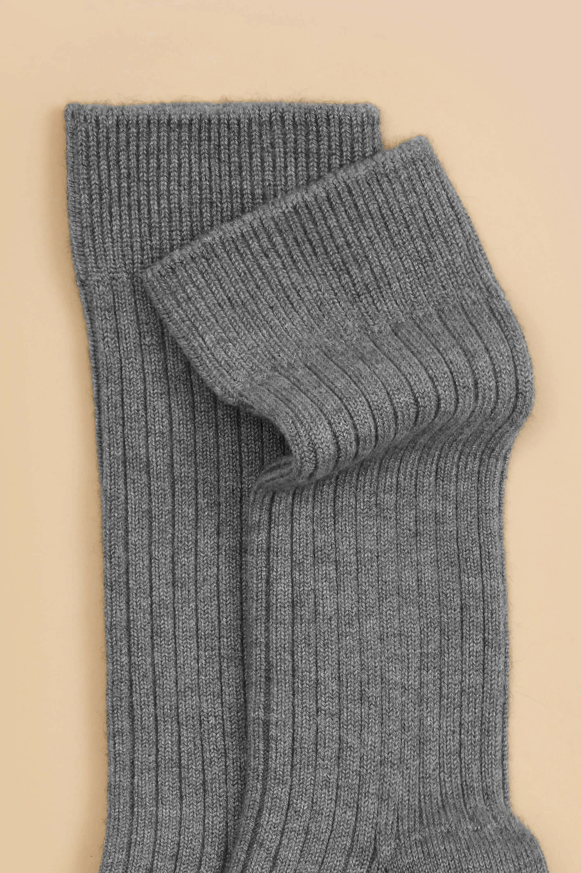 Spencer London Grey Socks in Silk-Cashmere sold by Olivia von Halle product image thumbnail 3
