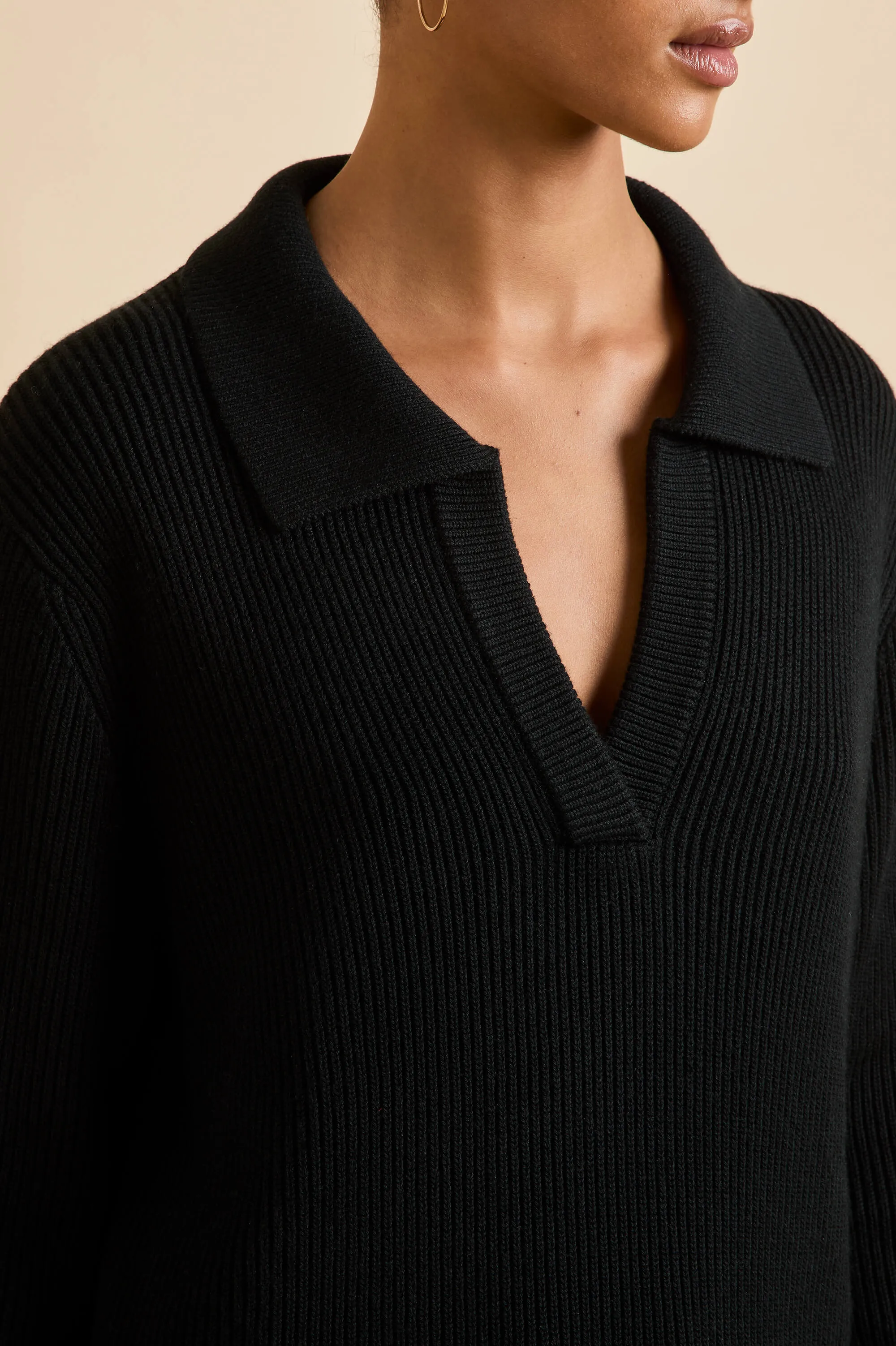 Hutton Berlin Black Knitwear in Silk-Cashmere sold by Olivia von Halle product image thumbnail 4