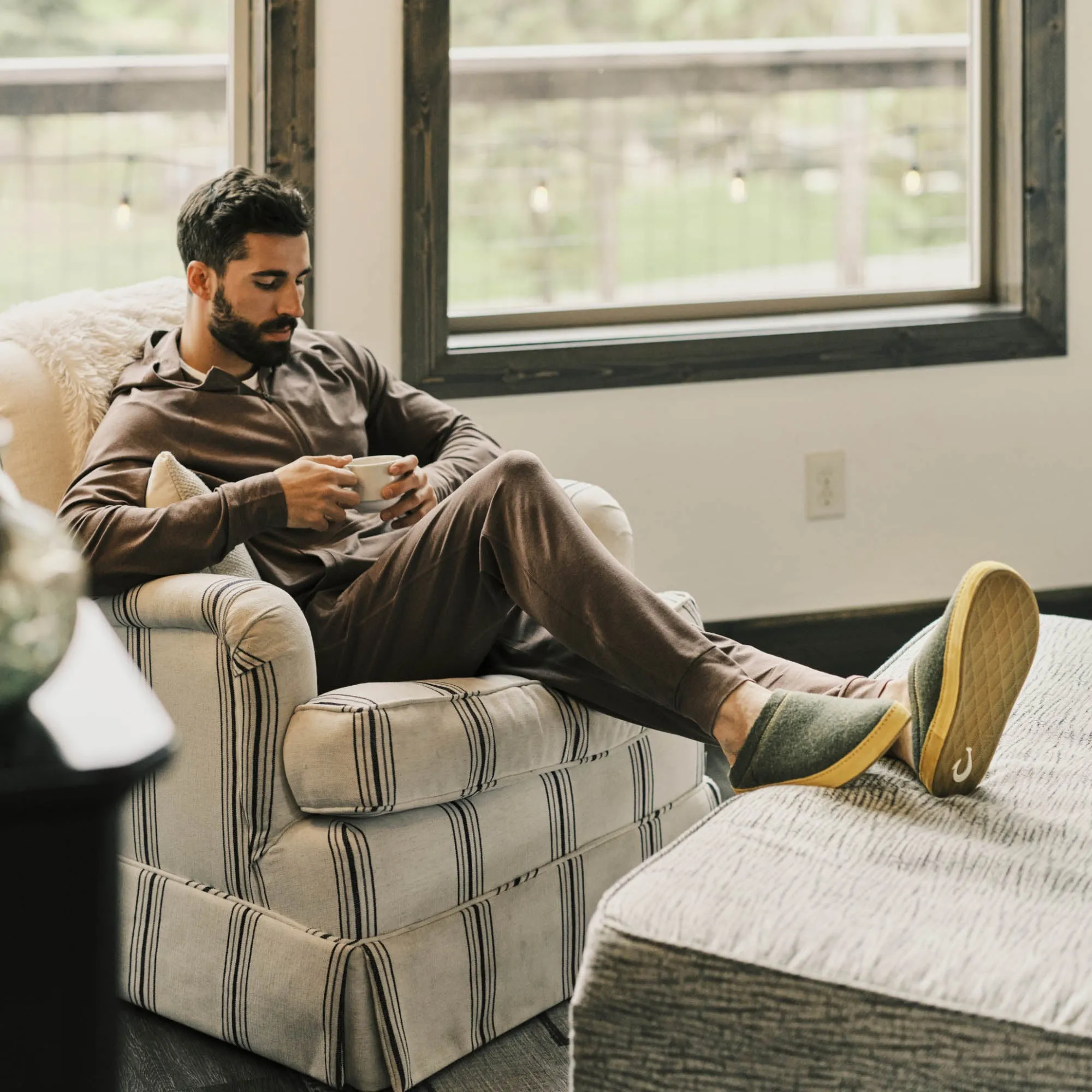 Hāmani Hulu - Dusty Olive / Mustard sold by OluKai product image thumbnail 4