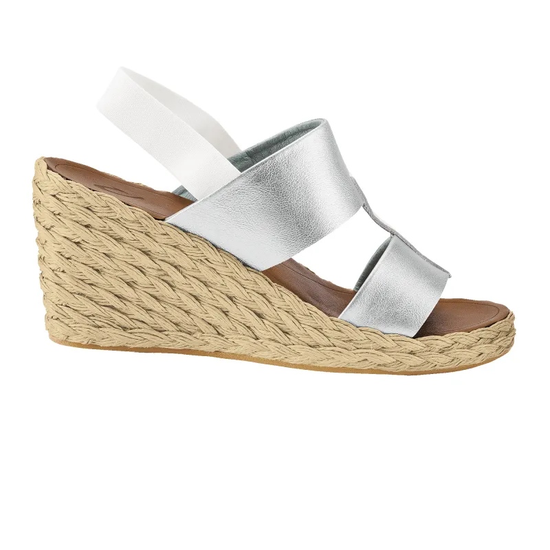 Lile Wedge - Silver / Tan sold by OluKai