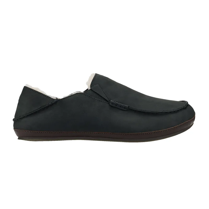 Moloā Slipper  -  Black / Dk Java sold by OluKai