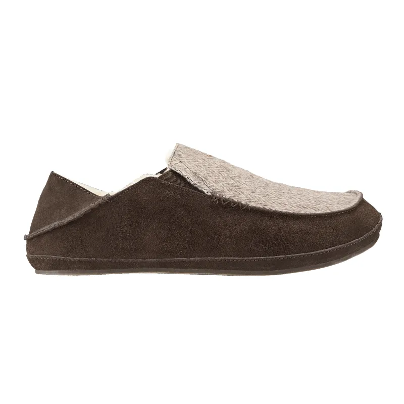 Moloā Slipper - Kapa Stripe / Dark Oak sold by OluKai