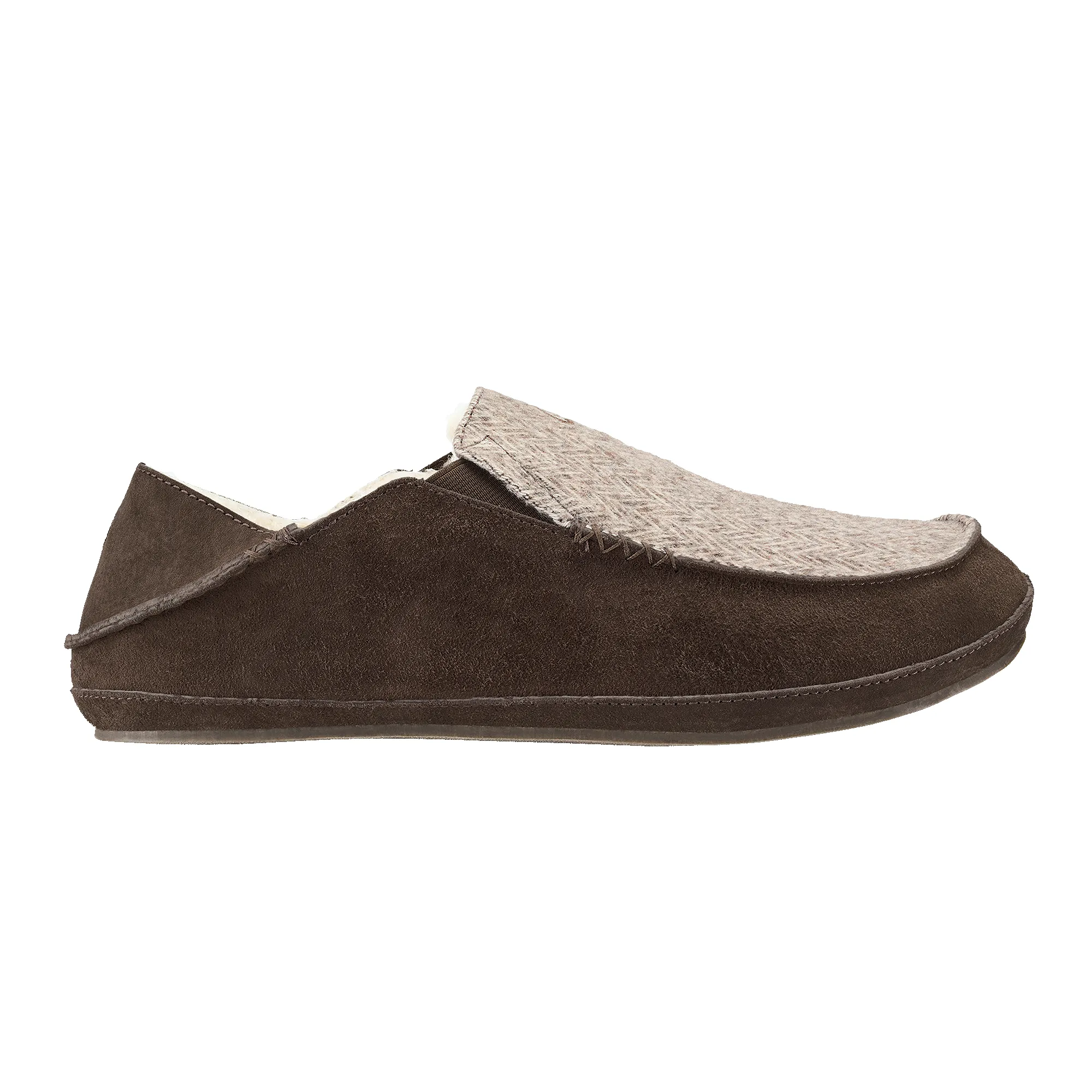 Moloā Slipper - Kapa Stripe / Dark Oak sold by OluKai