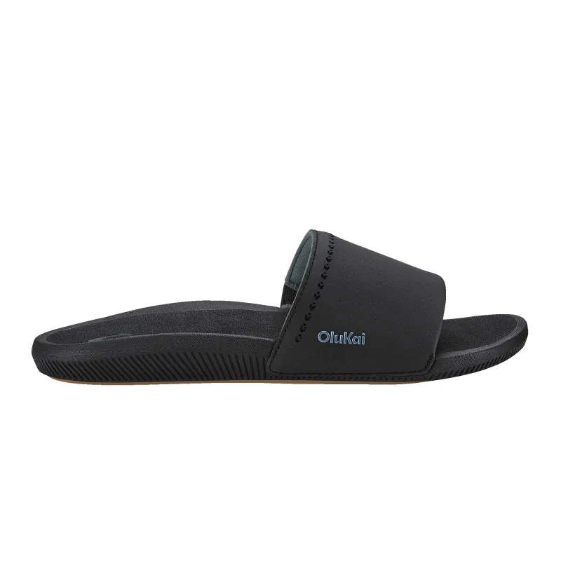 Ulele Slide - Black / Black sold by OluKai