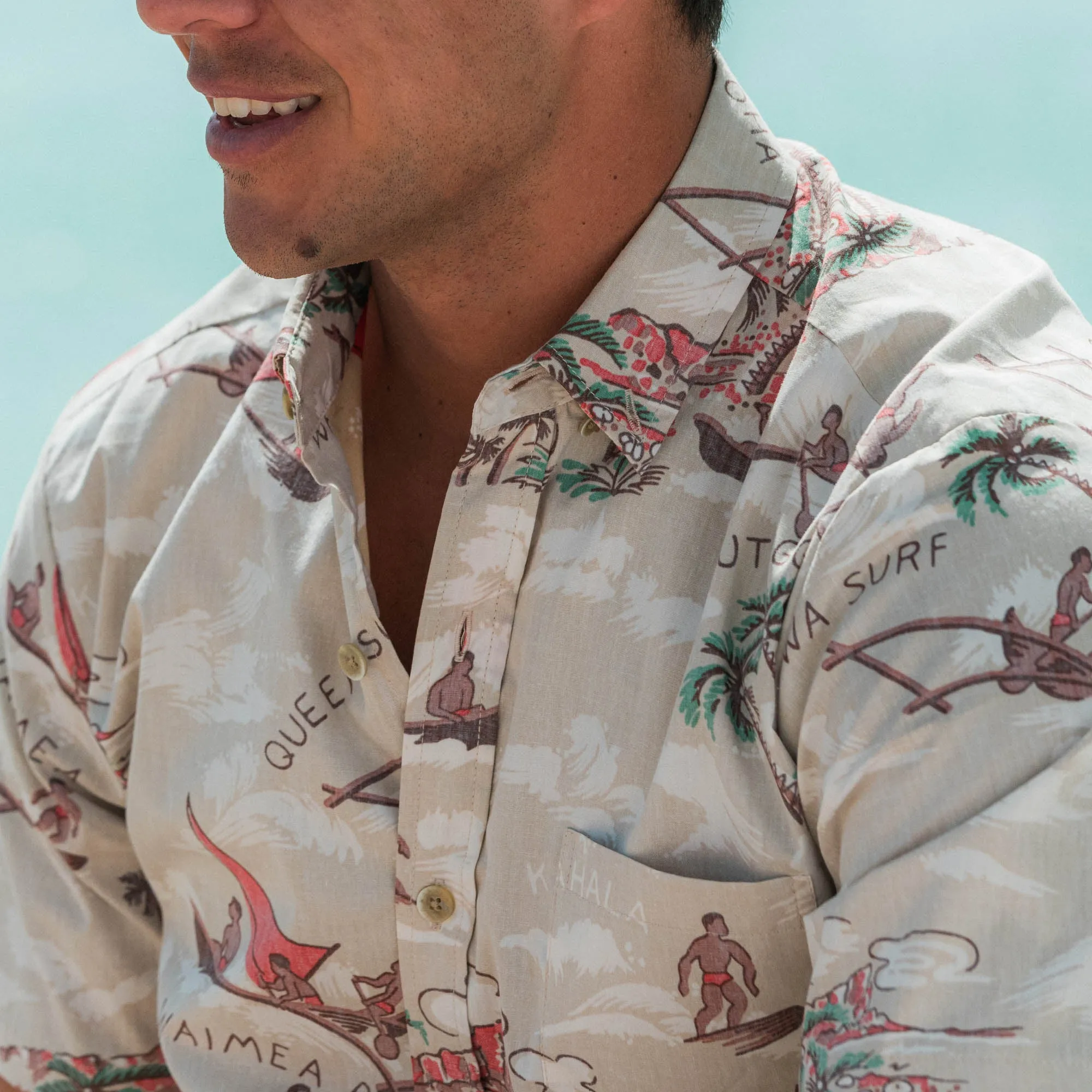 Aloha Shirt - Sand sold by OluKai product image thumbnail 3