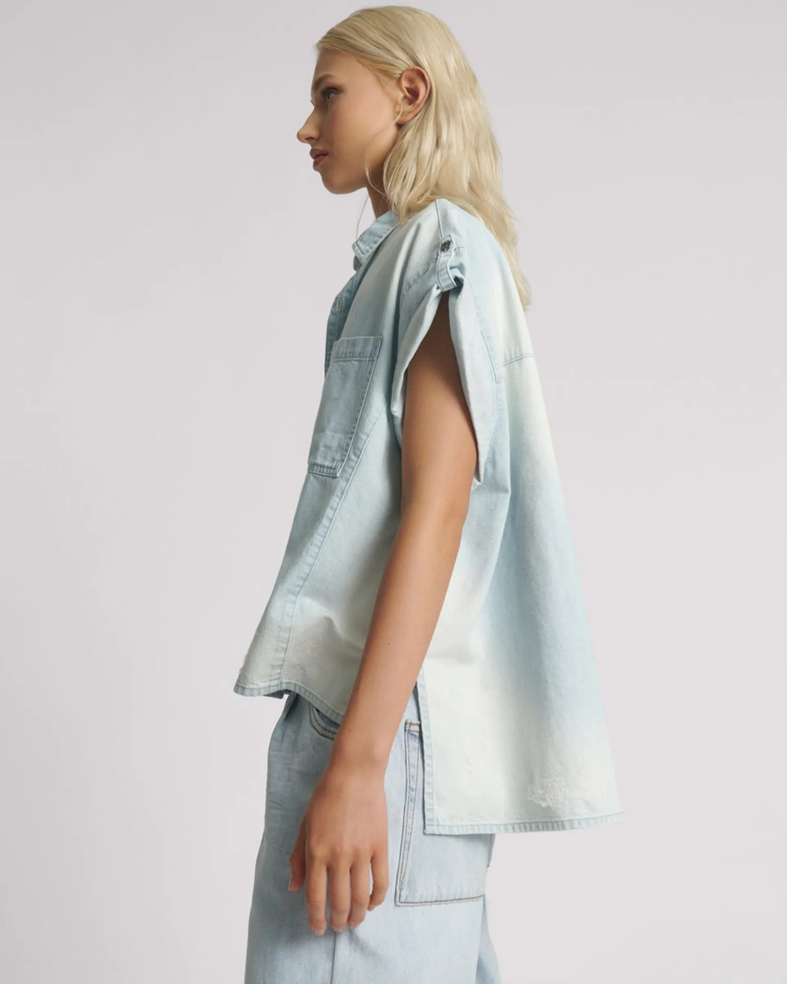 Classic Denim Top - Classic sold by One Teaspoon product image thumbnail 2