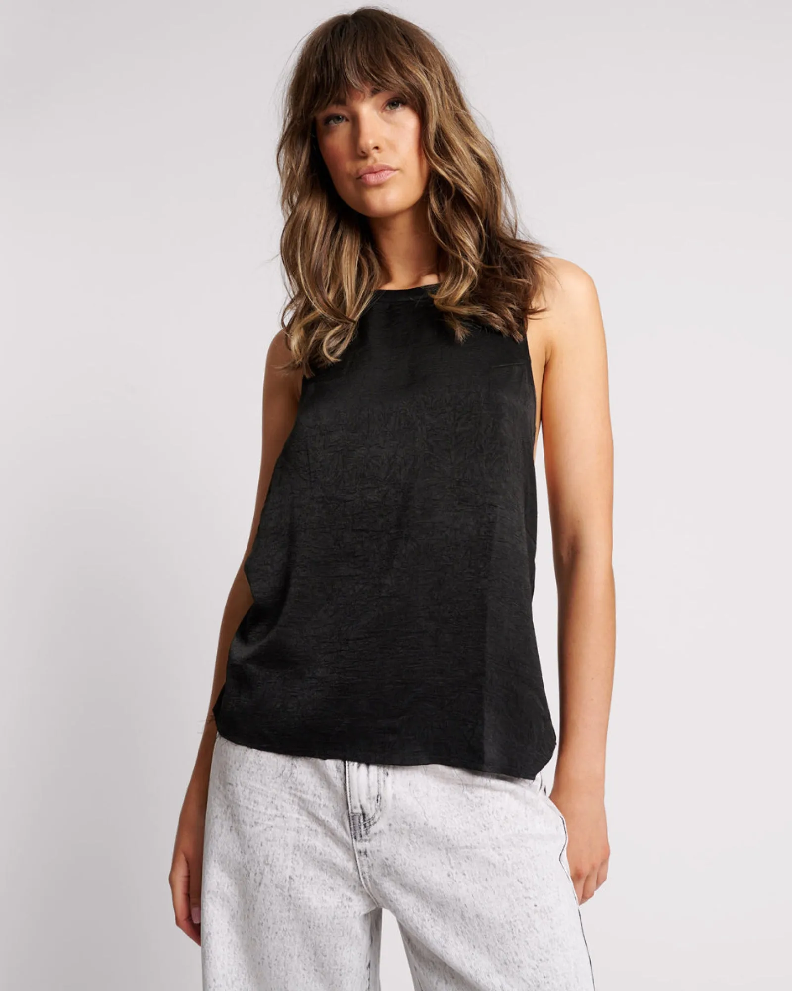 Roxie Embellished Backless Top - Black sold by One Teaspoon